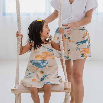 Resort Series - Ladies Shorts in Coast Print by Le Petit Society — image 5