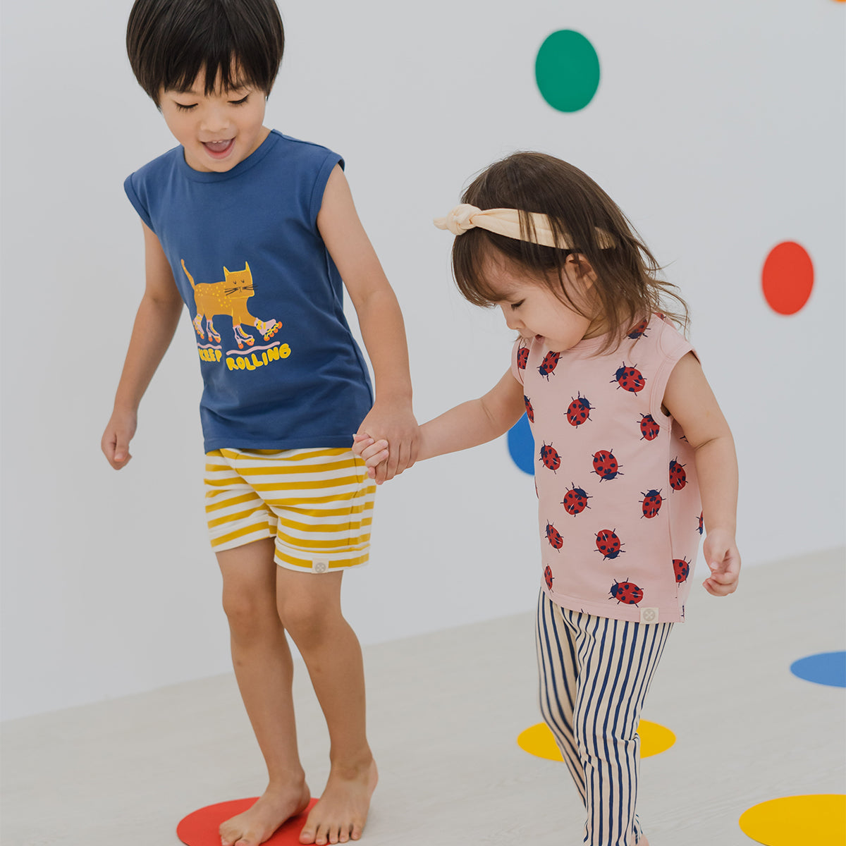 Made For Play - Kids Tank in Ladybug Print by Le Petit Society — image 5