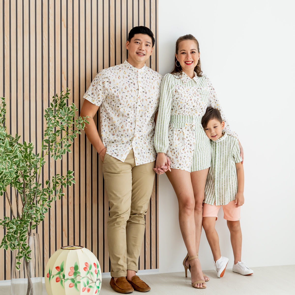 Garden Series - Men's Shirt in Garden Print (Personalisable) by Le Petit Society — image 4