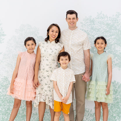 Spring Series - Boys Shirt in White (Personalisable) by Le Petit Society — image 6
