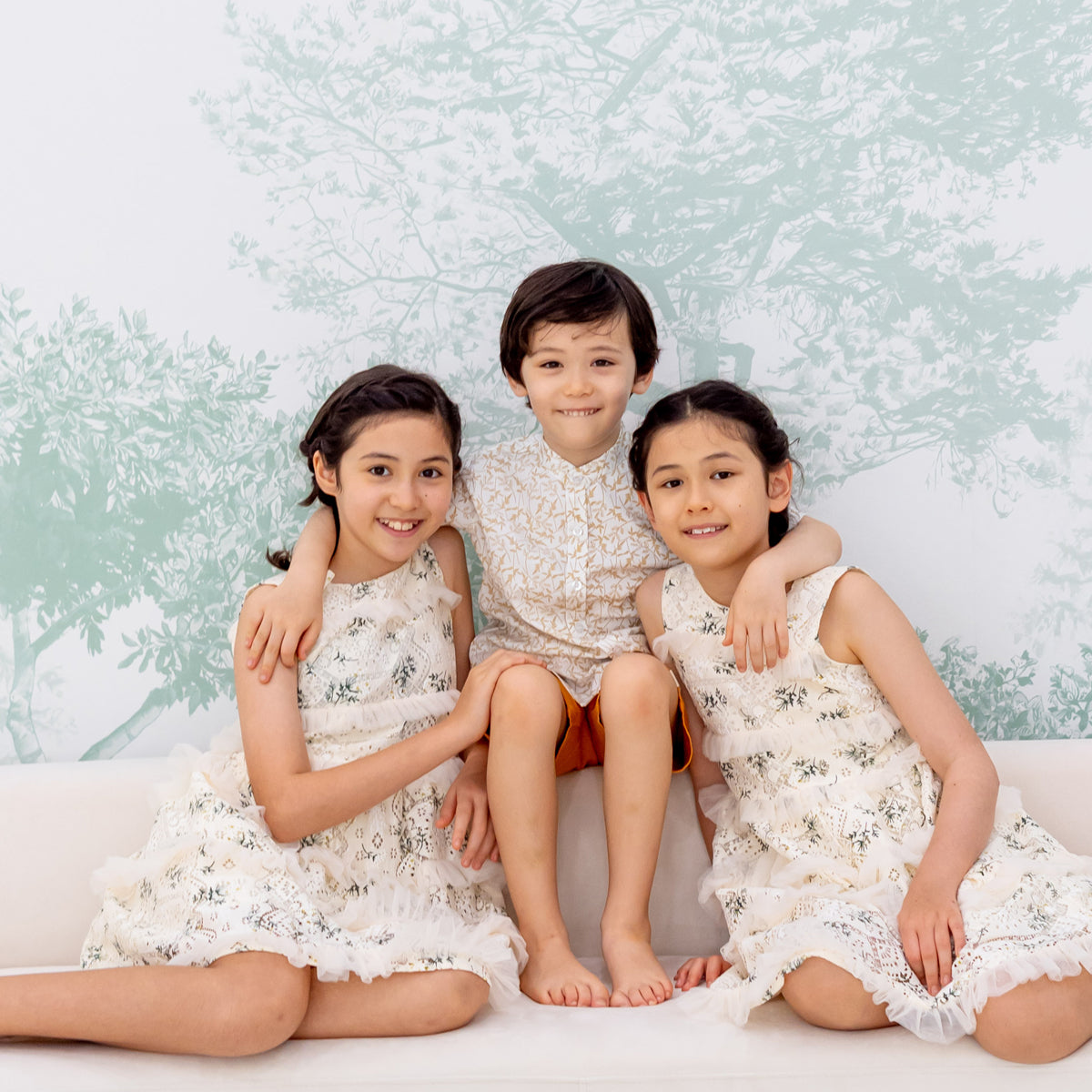 Spring Series - Boys Shirt in White (Personalisable) by Le Petit Society — image 7