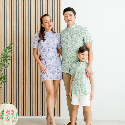 Spring Series - Ladies Mini Lace Dress in Lilac by Le Petit Society — image 7