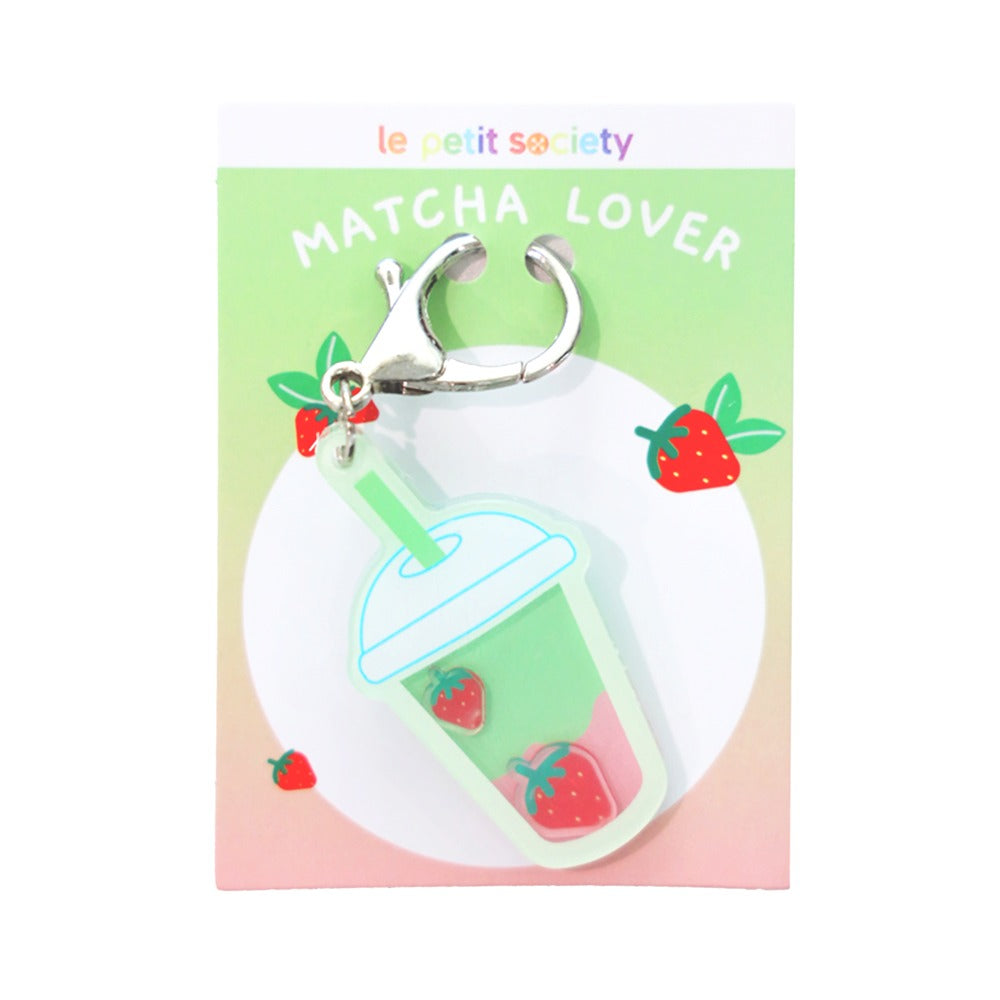 Matcha Lover Shaker Keychain by Le Petit Society