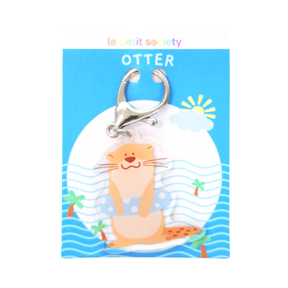 A Singapore Series in Otter Keychain by Le Petit Society