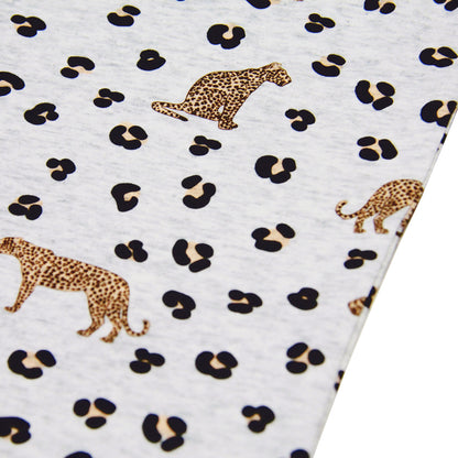 Baby Girl Romper in Leopard Print by Le Petit Society — image 4