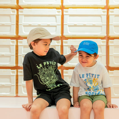 Logo Cap in Khaki (Kids) by Le Petit Society — image 5