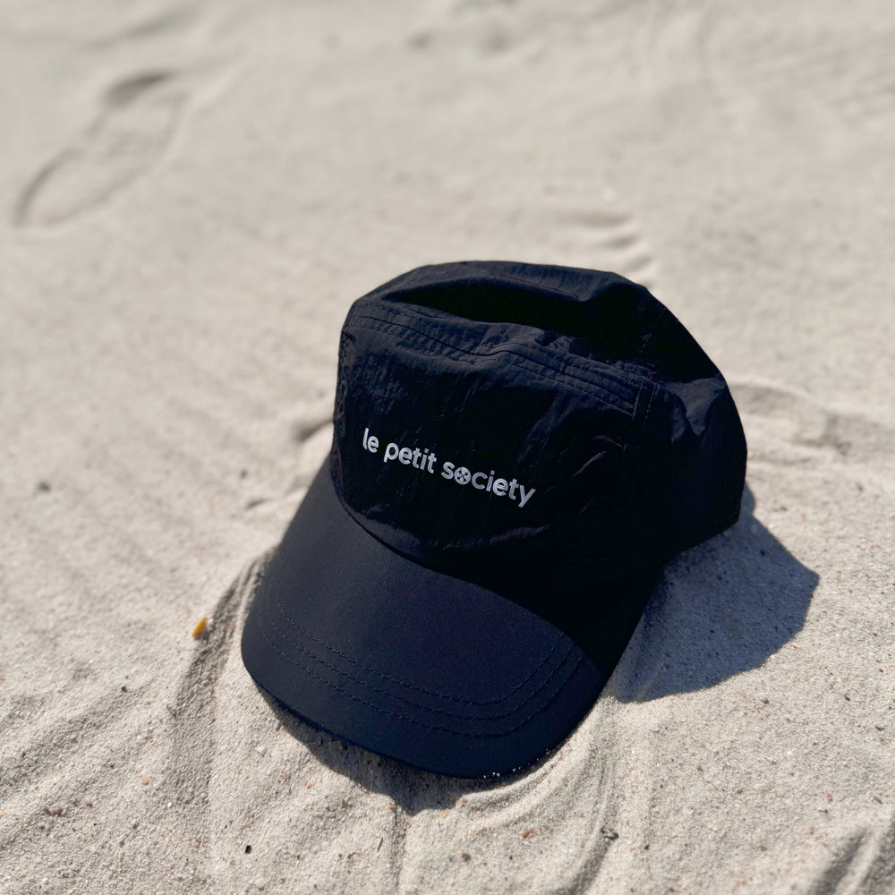 Logo Cap in Black (Kids) by Le Petit Society — image 4