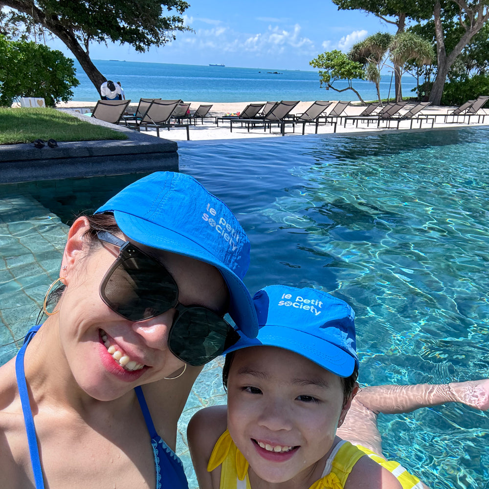 Logo Cap in Blue (Kids) by Le Petit Society — image 3