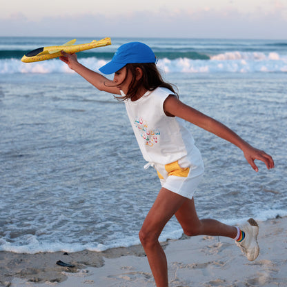 Logo Cap in Blue (Kids) by Le Petit Society