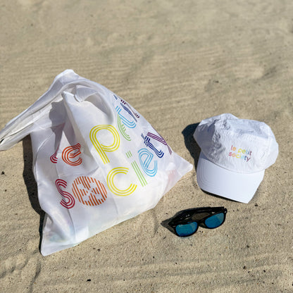 Logo Cap in White (Kids) by Le Petit Society