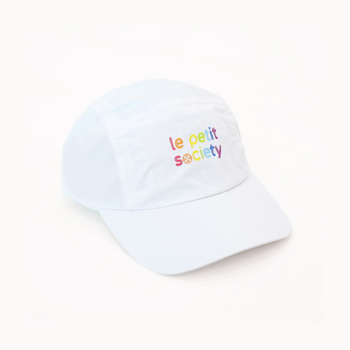 Logo Cap in White (Kids) by Le Petit Society — image 3