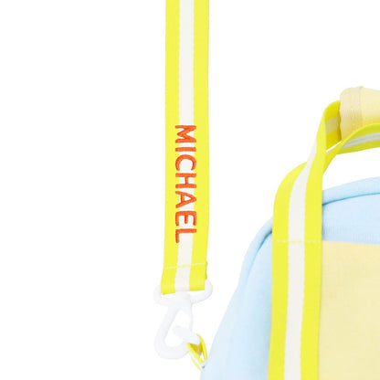 Adjustable Bag Strap in Yellow Stripes (Personalisable) by Le Petit Society — image 2