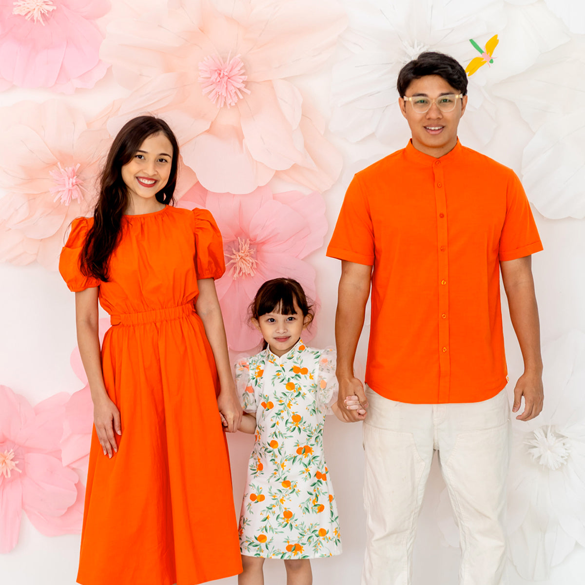 Mandarin Orange Series - Men's Shirt in Orange - Classic Fit by Le Petit Society — image 8
