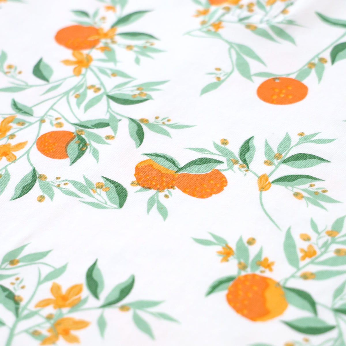 Mandarin Orange Series - Baby Girl Jersey Cheongsam in White by Le Petit Society — image 5