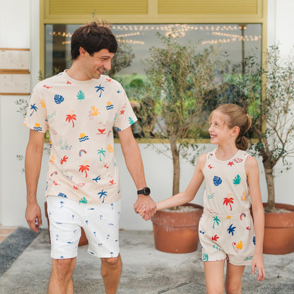 Resort Series - Men's Bermuda in Surf Print by Le Petit Society — image 4