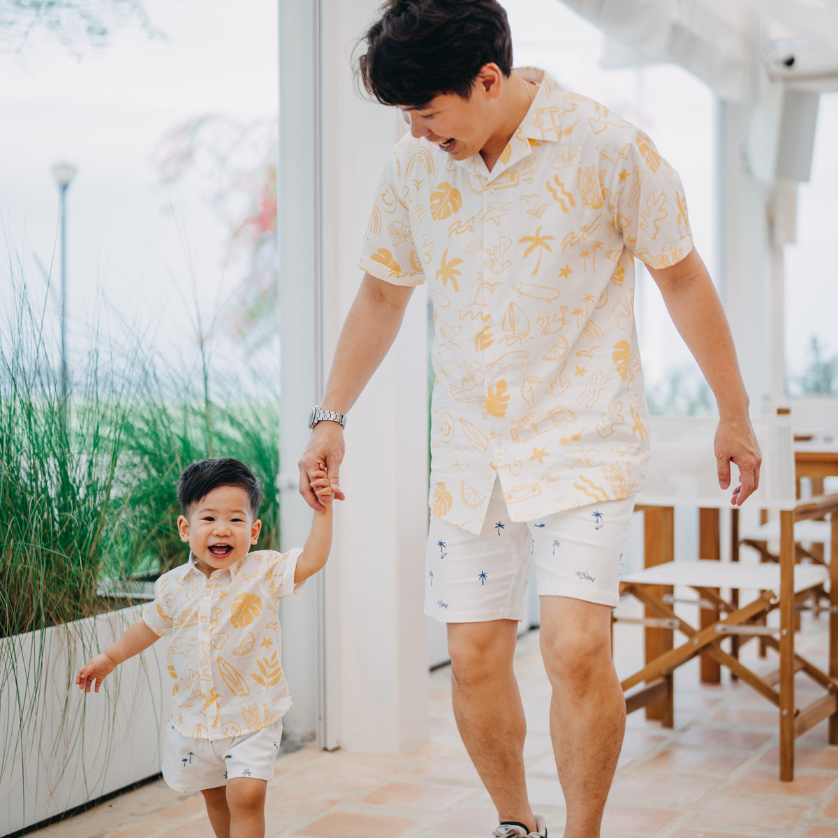 Resort Series - Men's Bermuda in Surf Print by Le Petit Society — image 3