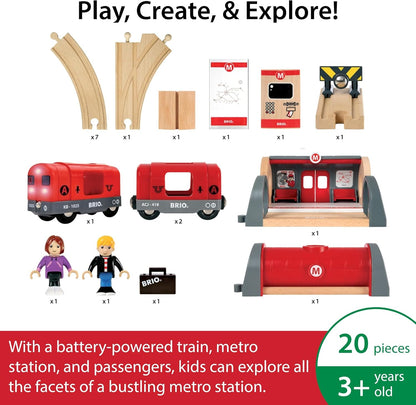 Metro Railway Set by BRIO — image 3