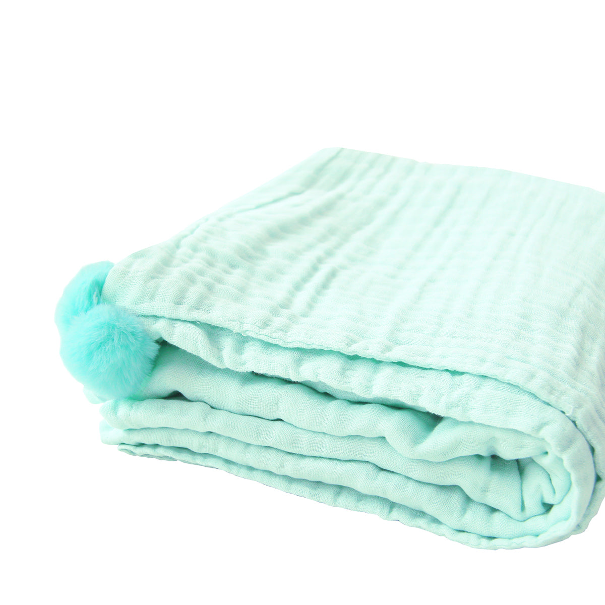 Keepsake Kids/Adult Single Blanket in Mint (Personalisable) by Le Petit Society