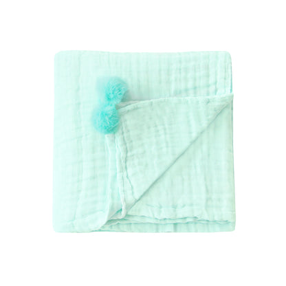 Keepsake Kids/Adult Single Blanket in Mint (Personalisable) by Le Petit Society — image 3