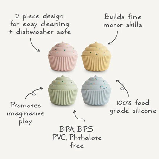 Mix and Match Cupcake Toy by Mushie — image 2