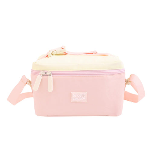Munch Bag in Marshmallow Pink/Butter Cream by Le Petit Society