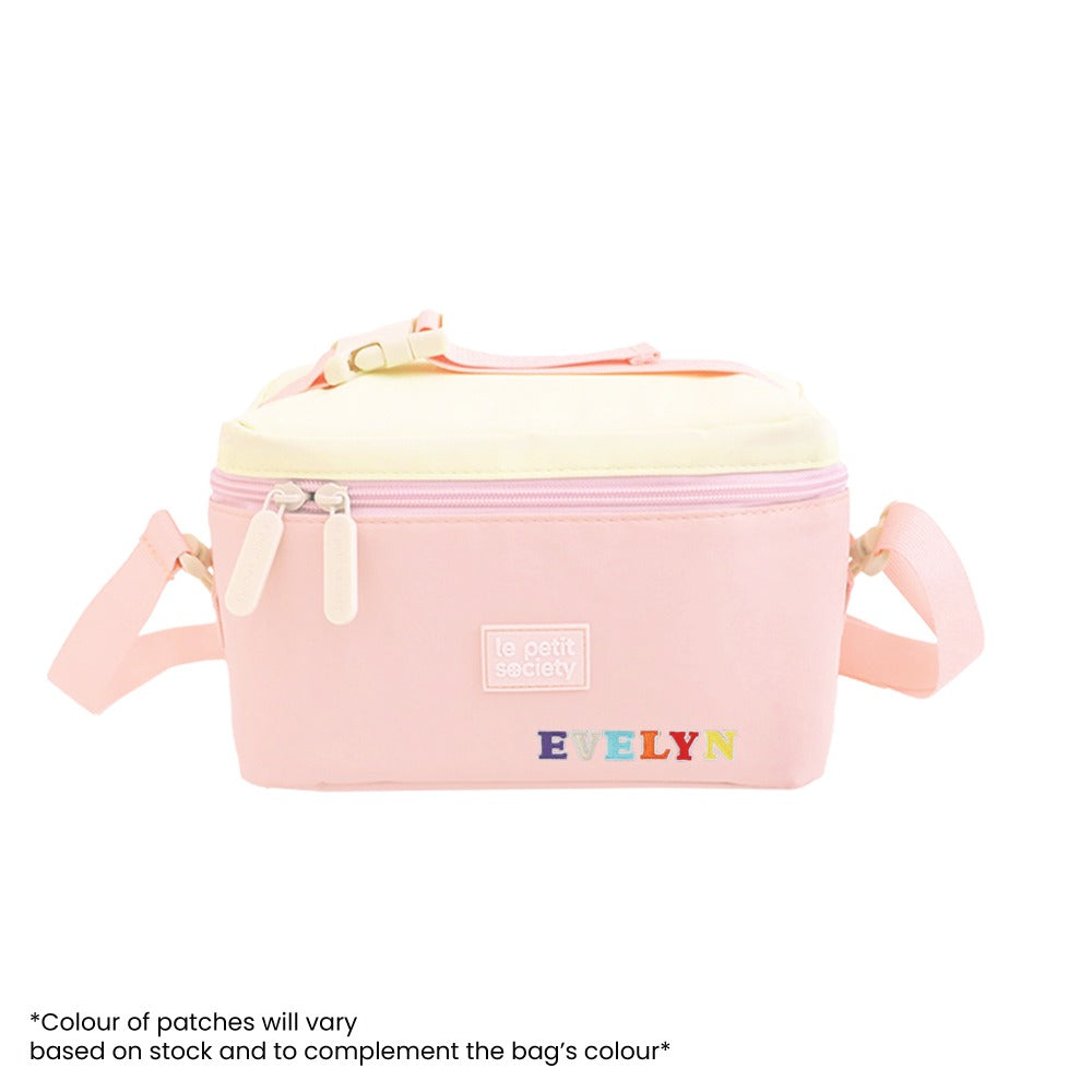 Munch Bag in Marshmallow Pink/Butter Cream by Le Petit Society — image 4