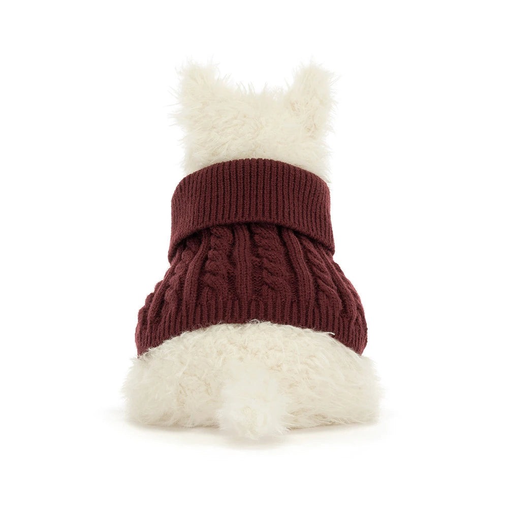 Munro Scottie Dog 'Winter Jumper' by Jellycat — image 4