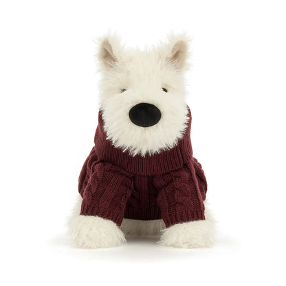 Munro Scottie Dog 'Winter Jumper' by Jellycat — image 5