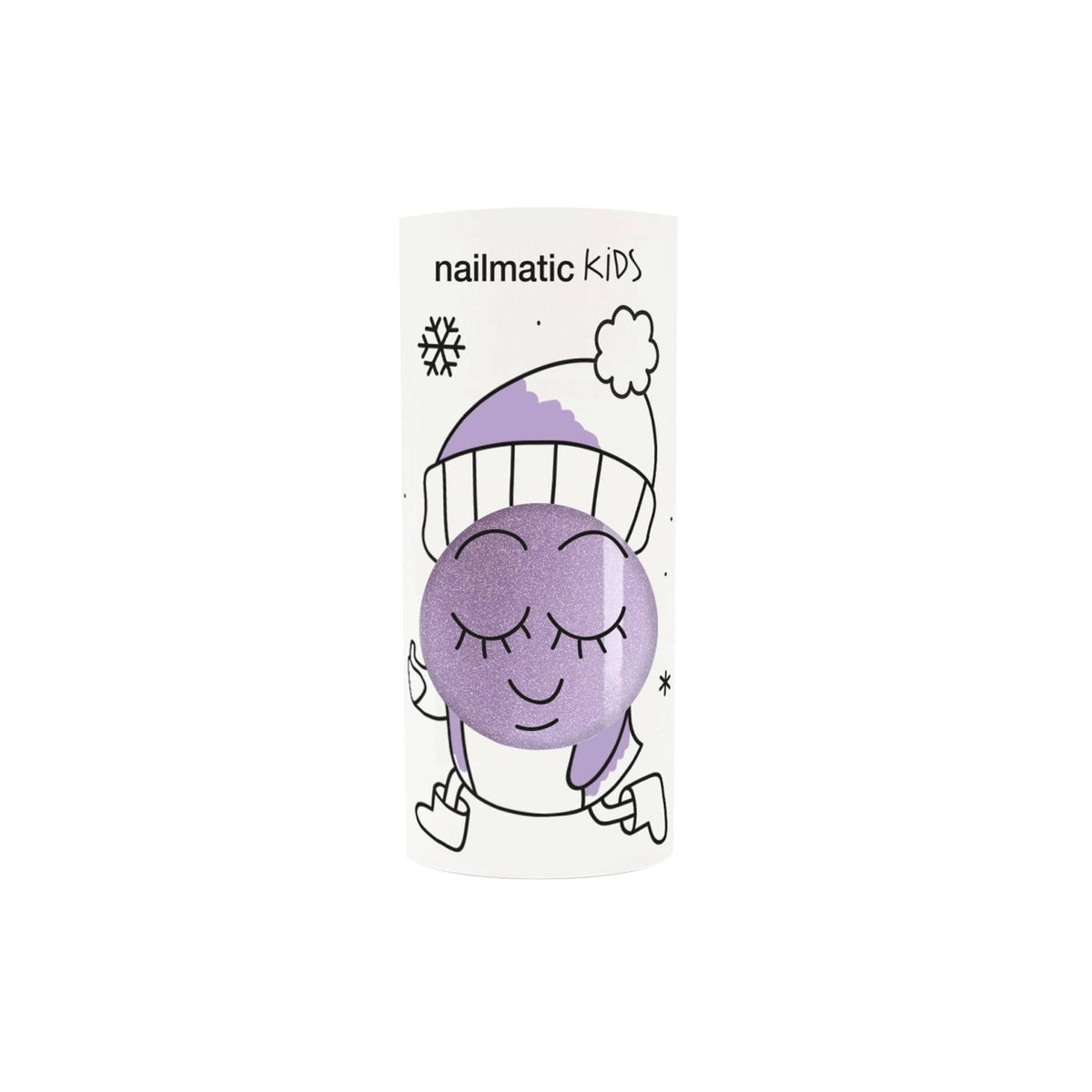 Nail Polish in Purple Glitter by Nailmatic