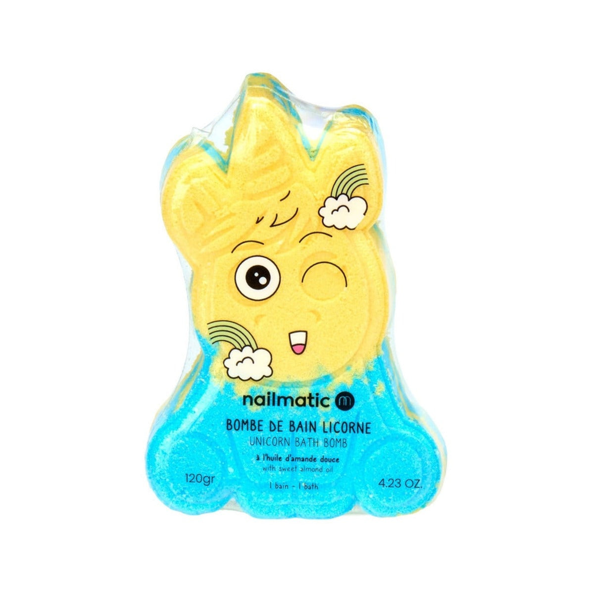 Unicorn Bath Bomb in Blue by Nailmatic