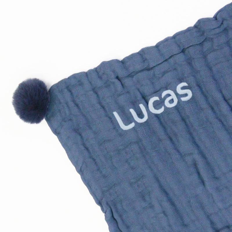 Keepsake Baby Blanket in Navy by Le Petit Society — image 5