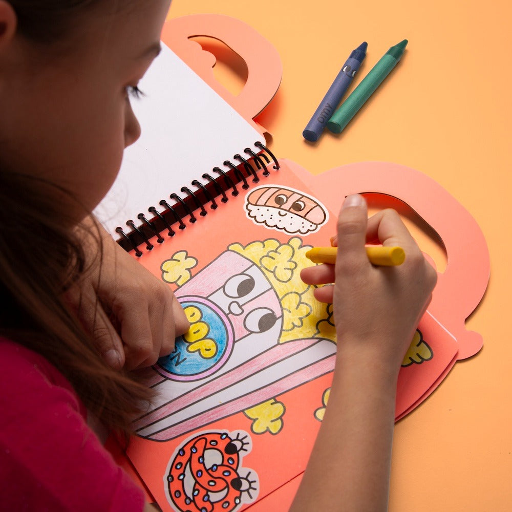 Super Colouring & Stickers Book - Yummy by OMY — image 3