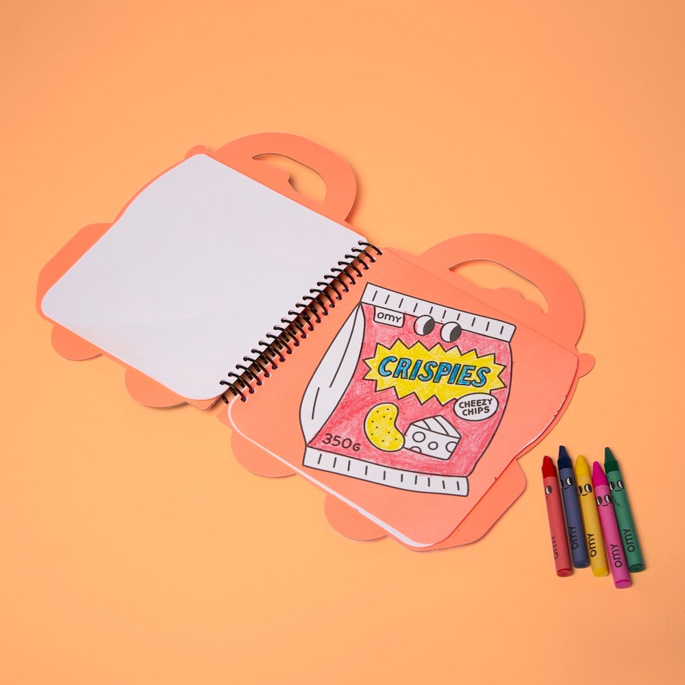 Super Colouring & Stickers Book - Yummy by OMY — image 4