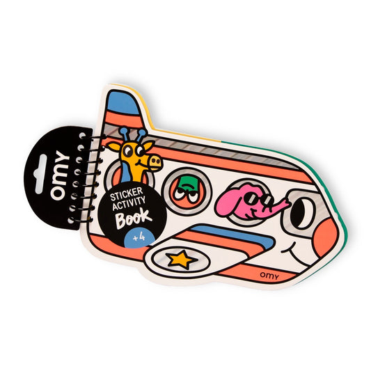 Sticker Activity Notebook - Vroom by OMY
