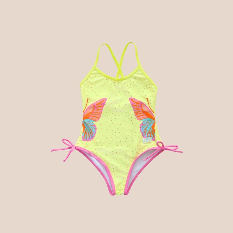One Piece Swimsuit in Butterfly Print by Le Petit Society — image 6