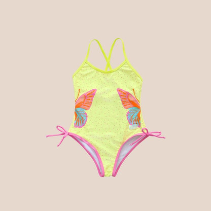 One Piece Swimsuit in Butterfly Print by Le Petit Society — image 8