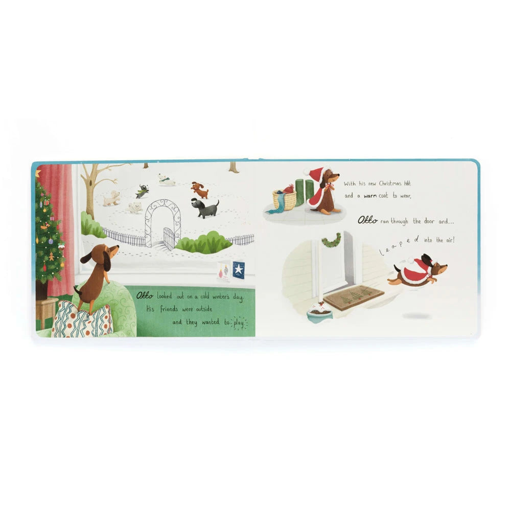 Otto's Snowy Christmas Book by Jellycat — image 2