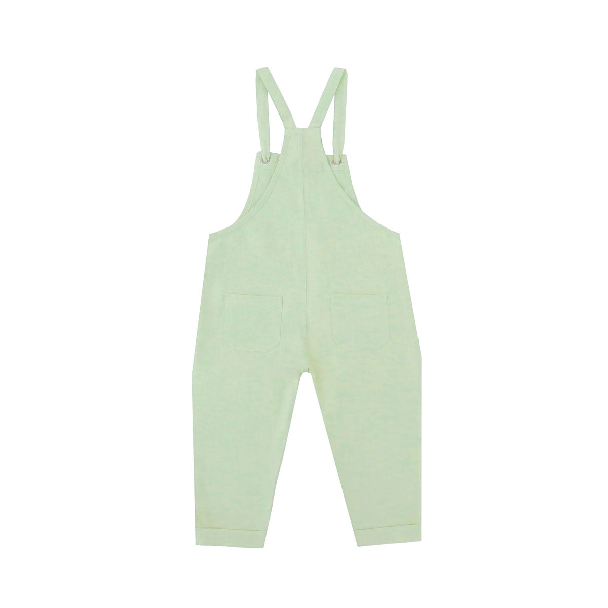 Mama & Mini in Pastel Green Kids Long Overalls by Le Petit Society — image 7