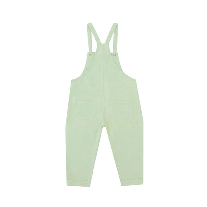 Mama & Mini in Pastel Green Kids Long Overalls by Le Petit Society — image 7