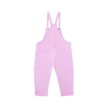 Mama & Mini in Pastel Purple Kids Long Overalls by Le Petit Society — image 7