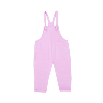 Mama & Mini in Pastel Purple Kids Long Overalls by Le Petit Society — image 6