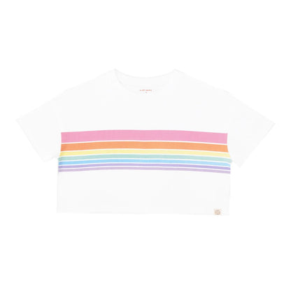 Rainbow Series - Adult Ladies Crop Top in Pastel by Le Petit Society — image 9