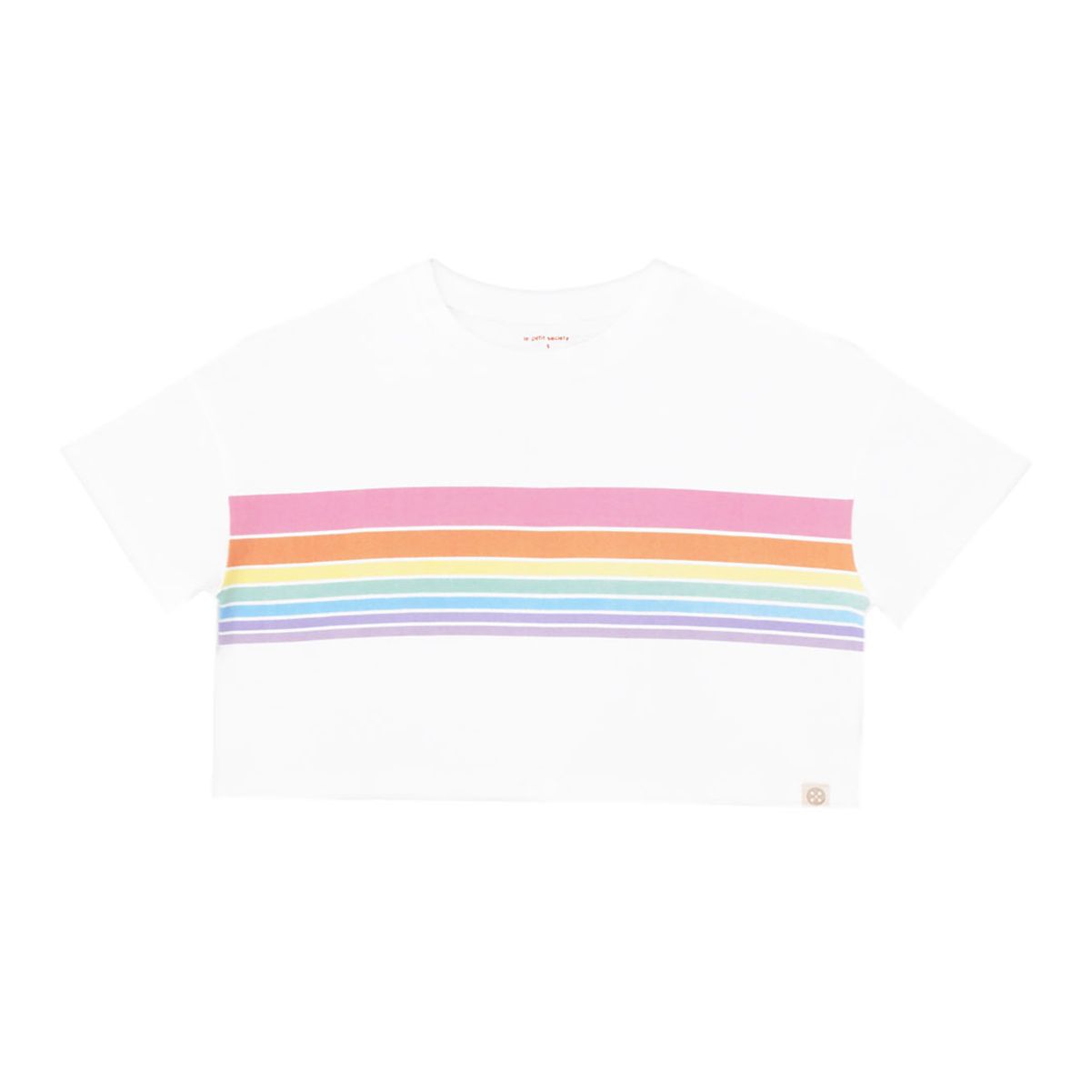 Rainbow Series - Adult Ladies Crop Top in Pastel by Le Petit Society — image 12