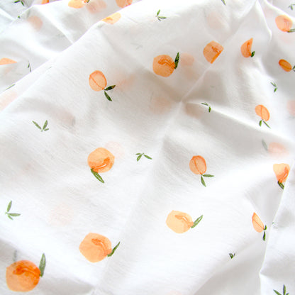 Baby Organic Swaddle in Peach by Le Petit Society — image 5