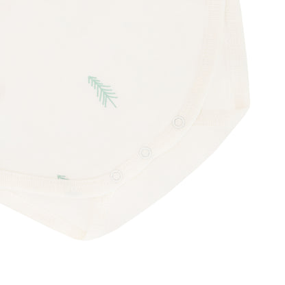 Baby Organic Kimono Romper in Pine Tree Print by Le Petit Society — image 4