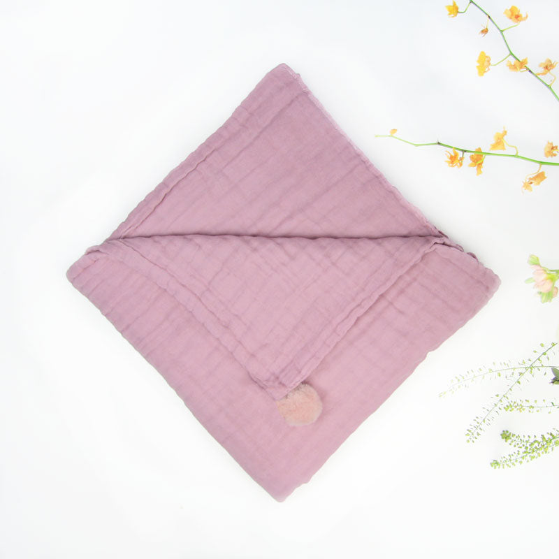 Keepsake Baby Blanket in Dusty Pink by Le Petit Society — image 2