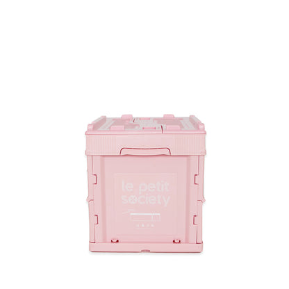 Collapsible Storage Crate (Small) in Pink by Le Petit Society