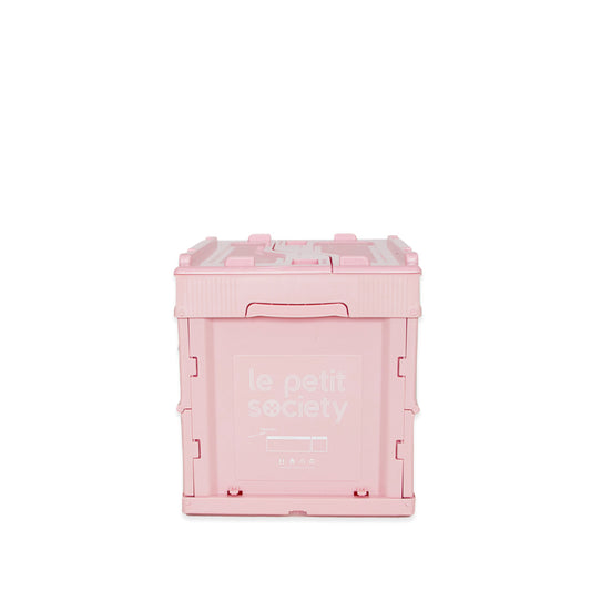 Collapsible Storage Crate (Small) in Pink by Le Petit Society