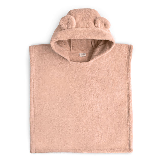 Poncho Towel in Bear (Blush) by Mushie
