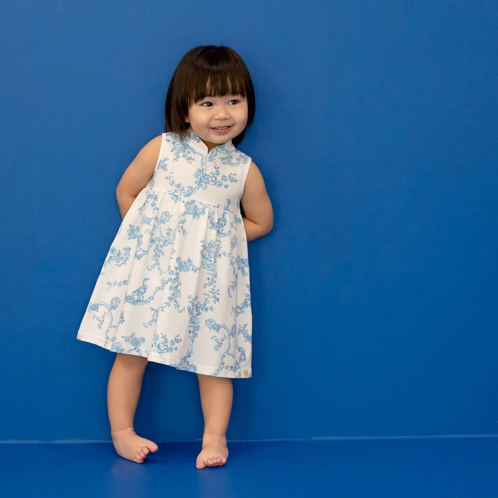 Heritage Series in Baby Girl Cheongsam Floral Porcelain Print by Le Petit Society — image 2